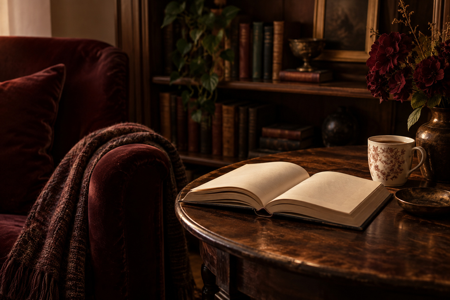 Original illustrated reading corner